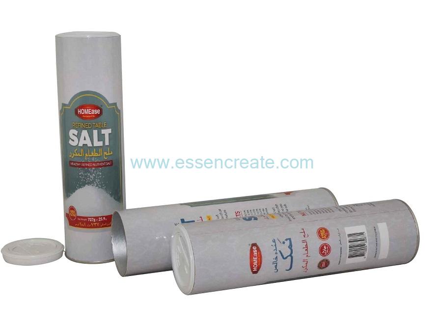 Shaker Top Nutrient Salt Spice Paper Tube Packaging 