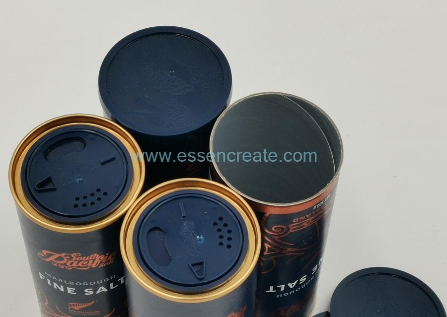 Latas redondas de saleiro