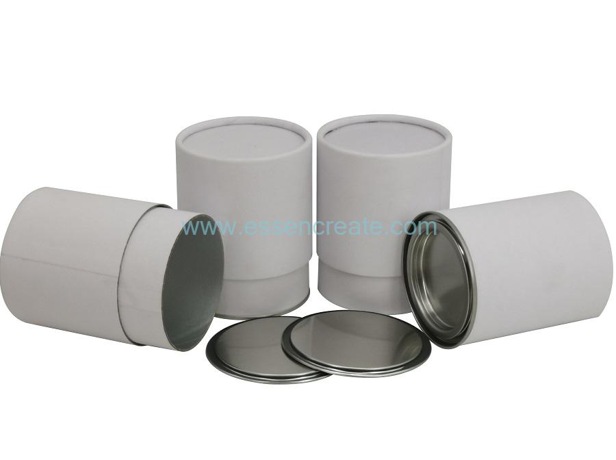 Erga as latas de embalagem de papel