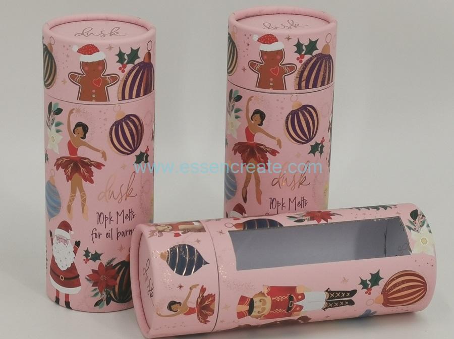 Latas de papel para embalagem de velas artesanais