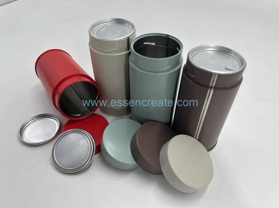 Latas de folha-de-flandres com tampa fácil de remover