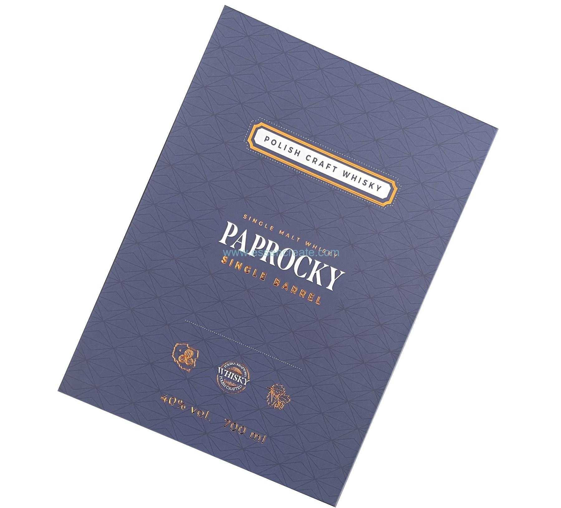 Caixa de vinho em forma de livro