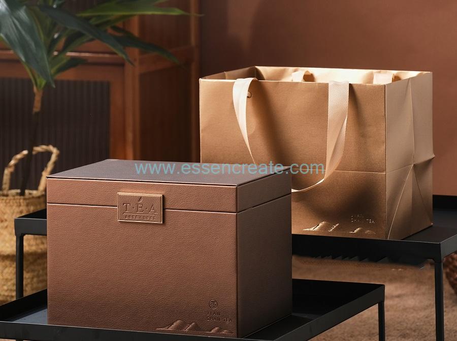 caixa de tubo de papel para chá caixa de tubo de papel para chá
