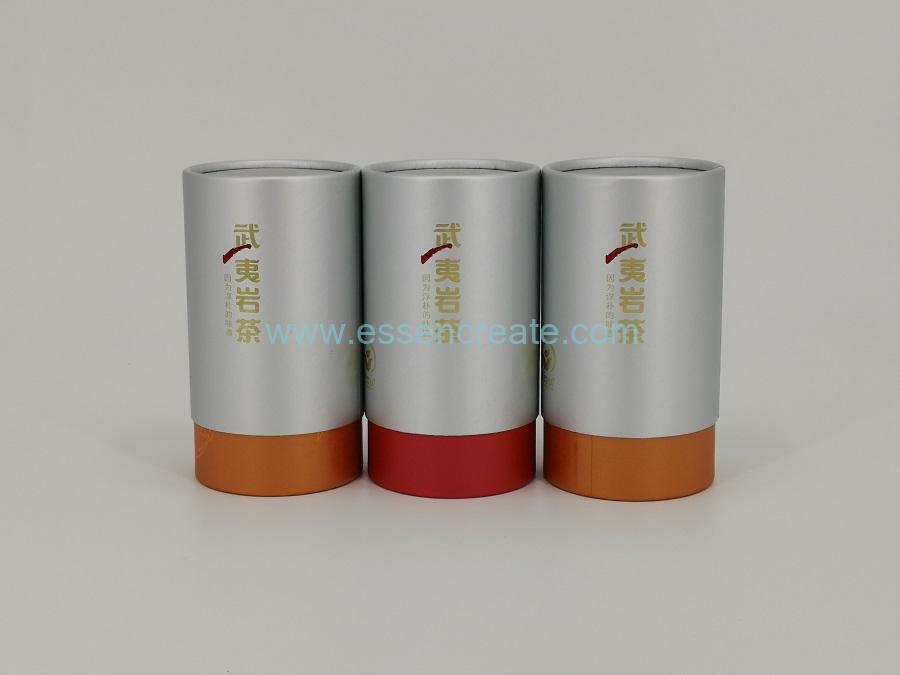 latas de chá metálicas