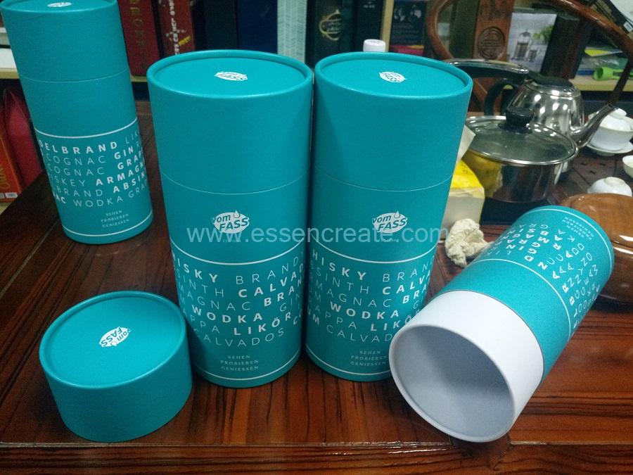 embalagem de caixa de tubo de vinho