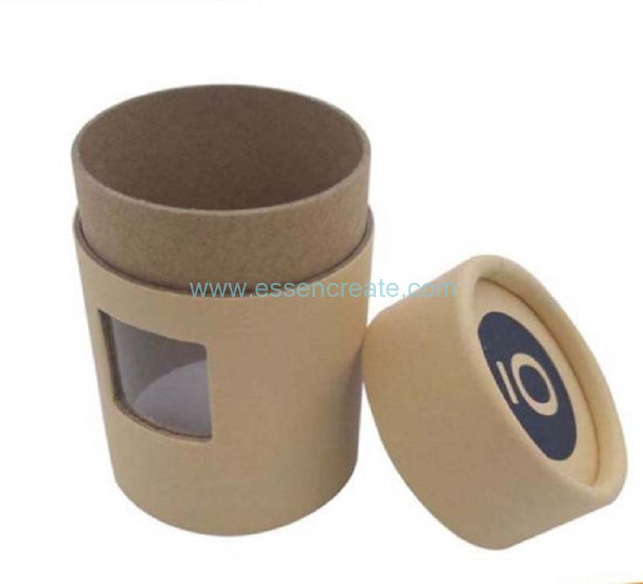 embalagem de tubo de papel kraft