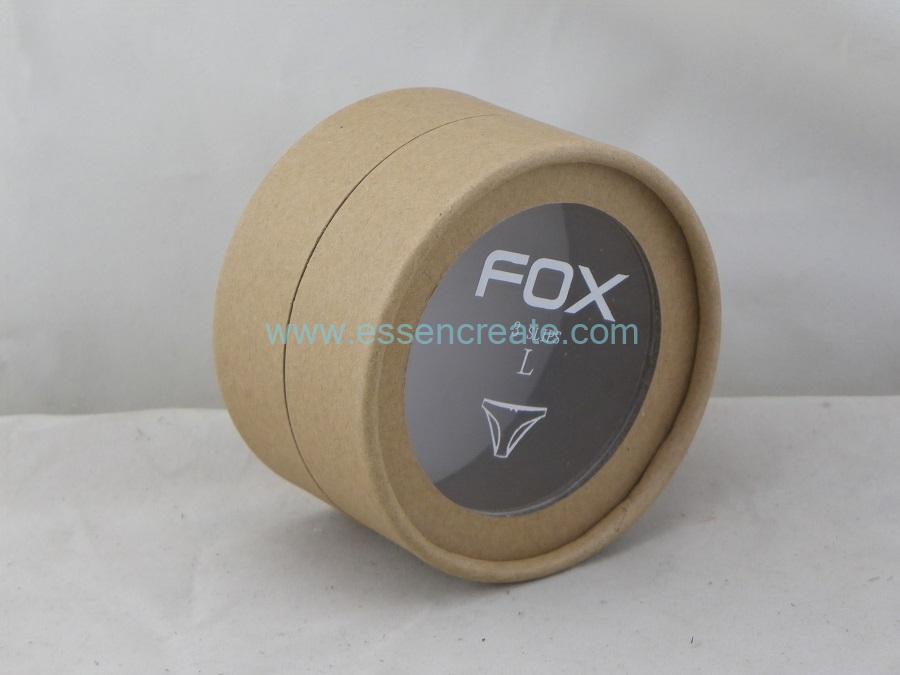 tubo de papel preto