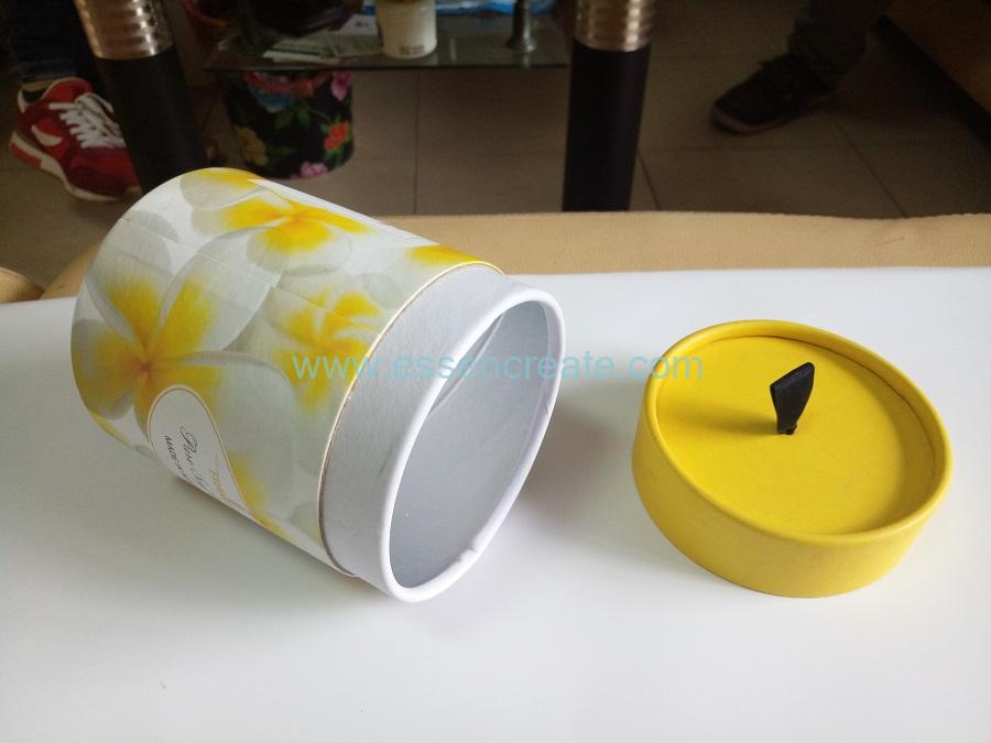 tubo de papel de vela