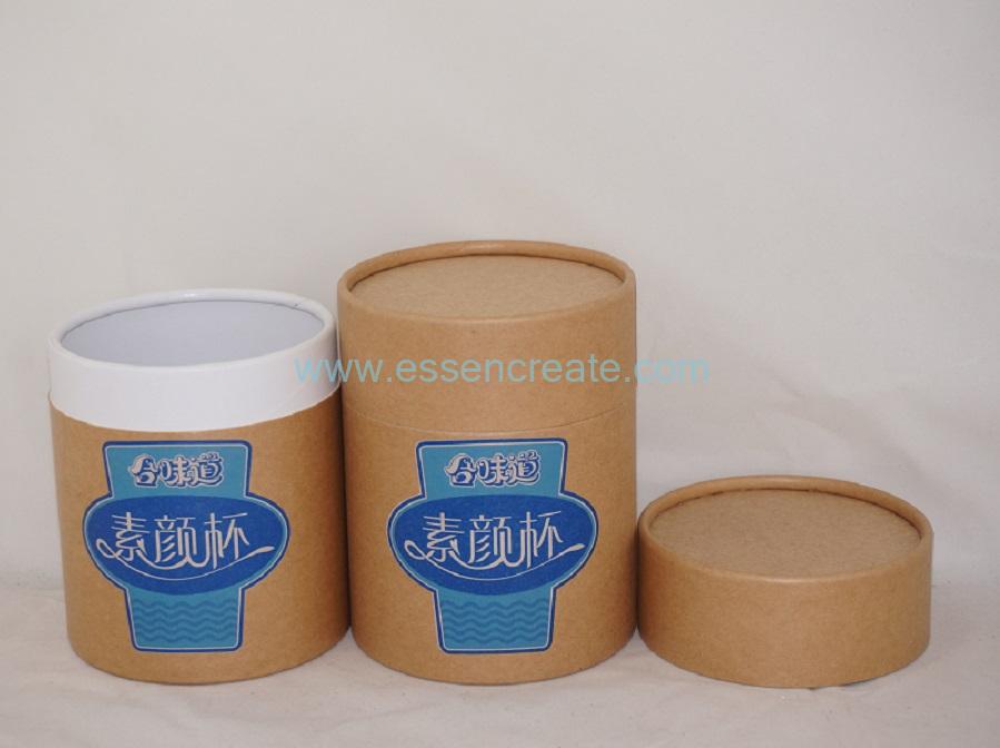 porta caneta lata de papel