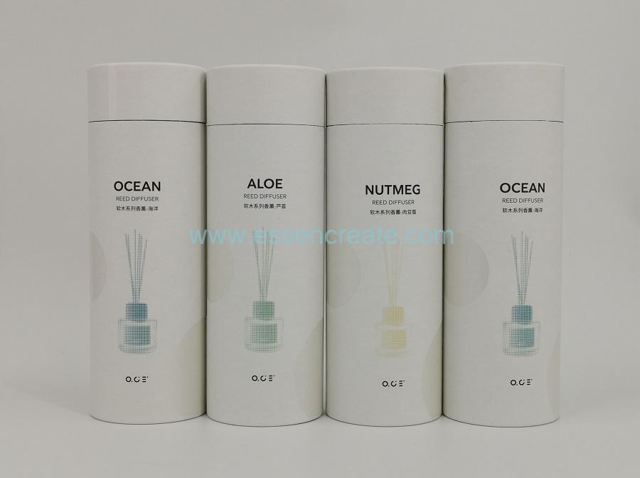 chá de tubo de papel kraft branco