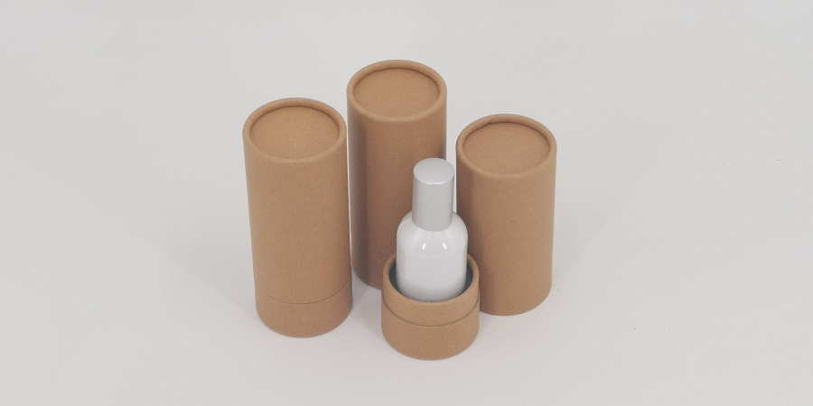 embalagem em tubo de papel 8cm