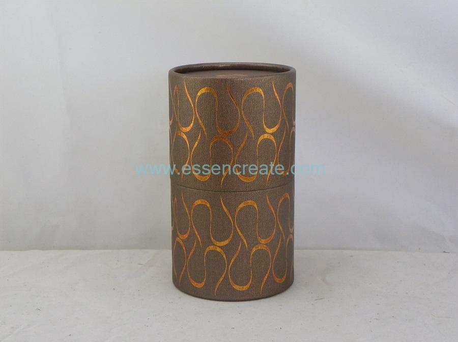 tubo de papel kraft com impressão personalizada