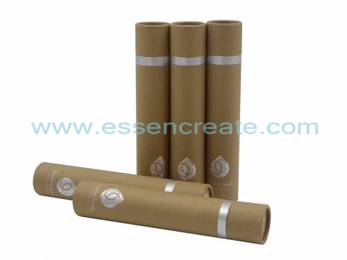 tubo de papel de embalagem kraft de papelão redondo