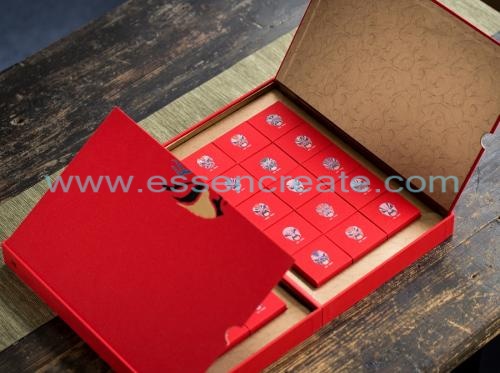 folio bookhape box para embalagens de chá