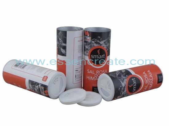 tubo de agitador para embalagens de sal de papelão cilíndrico