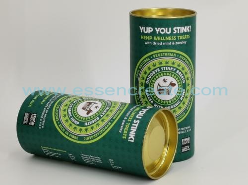 tubo de papel de embalagem de produtos de saúde para animais de estimação