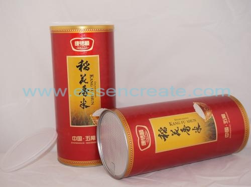tubo de papel para embalagem de arroz