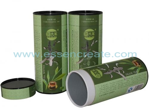 tubo de embalagem de papel de chá oolong