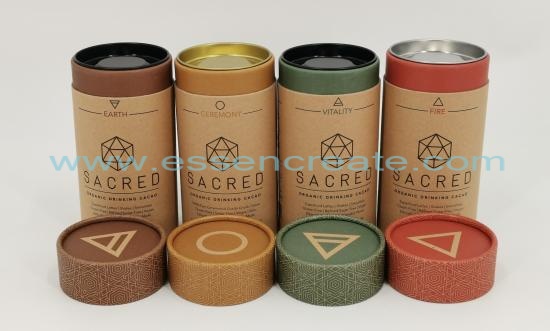 Cacao Packaging Paper Tube