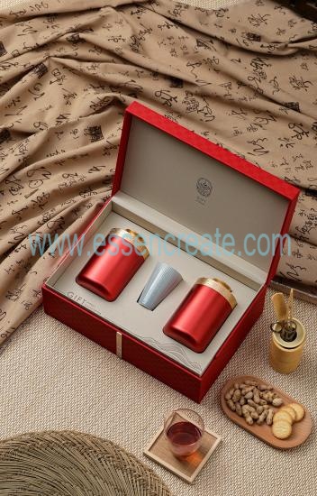 There Are Two Tin Cans In The Gift Box