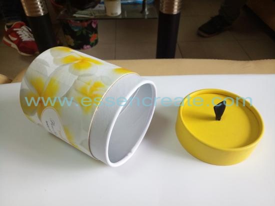 Exquisite Candle Round Paper Wrapped Can Packaging