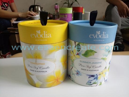 Exquisite Candle Round Paper Wrapped Can Packaging