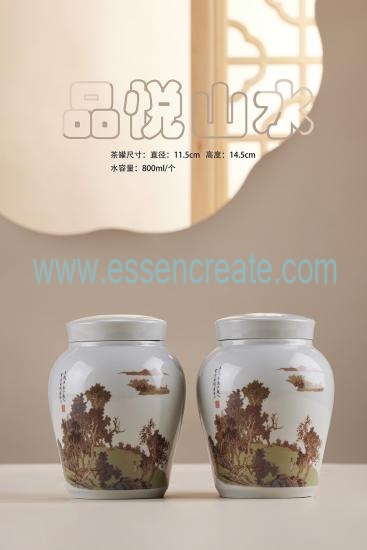  Tea Double Ceramic Pot Exquisite Gift Box Packaging