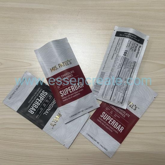 Sacos Mylar aluminizados para embalagens de barras de chocolate