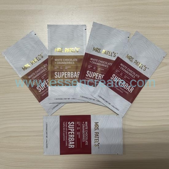 Bolsas para embalagens de barras de chocolate