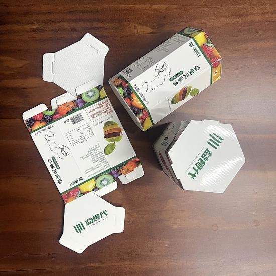 Embalagem personalizada de palitos de gelatina com seis lados