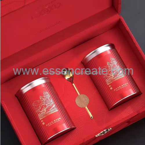 Custom Leather Tea Packaging