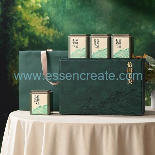 Custom Leather Tea Packaging Box